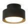 Ceiling light Feron HL367, IP44, GX53, 12 W, 110x110x75 mm, black color