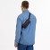 Male purse-clate on the zipper Textura, brown color