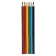 Pencils of 6 flowers "premium", thickened, super -furry