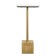 Clean Svein table, 300 × 300 × 630 mm, marble / gold color
