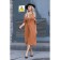 Women's dress, size 52, mustard color