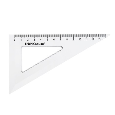 Triangle 13 cm Erichkrause "Clear", 60 °, transparent