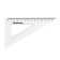 Triangle 13 cm Erichkrause "Clear", 60 °, transparent