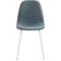 Stol on a metal frame metal/velor, white/gray 44x51x85 cm