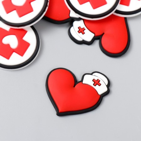 Decor for creativity rubber "Medicine" set 16 pcs mix 2.8x3.5 cm-2
