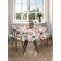 Grindle on the table “Tropical sketches”, round, Saten, D = 150 cm