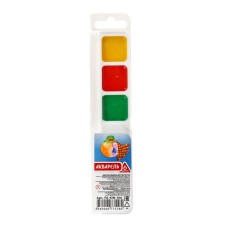 Watercolor 6 colors KOH-I-NOOR, honey, euro suspension, in a plastic box, without brush