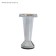 The support is furniture, adjustable, cone -shaped, h = 80 mm, chromium color, 4 pcs TMP