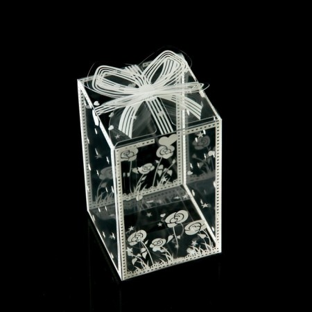 Folding box from PVC 6 x 6 x 10 cm "Spring mood"-1