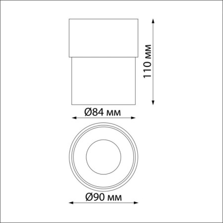 Gesso lamp, 10W LED, 4000K, 850LM, gold color-1