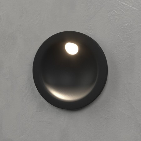 Elektrostandard, STEP LED 3 watts, 80x80x28 mm, IP65, black color, black