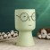 The pot "one that survived" 14x24cm, light green
