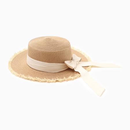 Women's hat minku, light brown color, rr 58