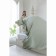 Bilateral veil of muslin grassy green color Essential, size 180x250 cm