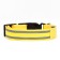 Collar with backlight double strip size S, Osh 35-43 x 2.5 cm, 3 glow modes yellow