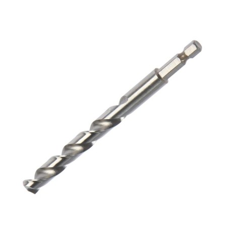 Metal drill "Volga Tool", six. XV., 10x133 mm, P6M5, 5 pcs., GOST 10902-77-1