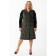 Female dress, size 54, black color, green