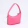 Baget bag with zipper, chain, pink color