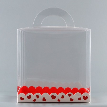 Confectionery box, chest, packaging, with love, 20 x 20 x 20 cm-5