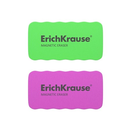 Sponge for marker boards magnetic, 107 x 57 mm, Erichkrause, mix-1