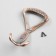 Hook furniture tundra TKT008, three -rod, copper
