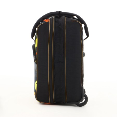 Small Small suitcase 20 "with a bag, a lightning department, with an extension, the color is black-6