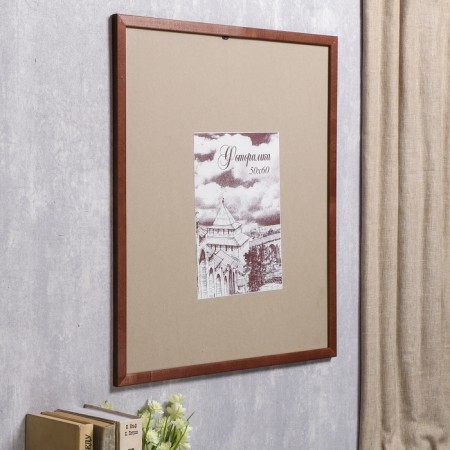 Photo frame pine c24 brown 50x60 cm (plastic screen)-1