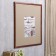 Photo frame pine c24 brown 50x60 cm (plastic screen)