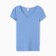Women's T-shirt V-shaped neckline, color that is blue, size 46