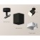AMBRELLA LIGHT, TECHNO, XM7813022, GU5.3, Black Sand Black Complex