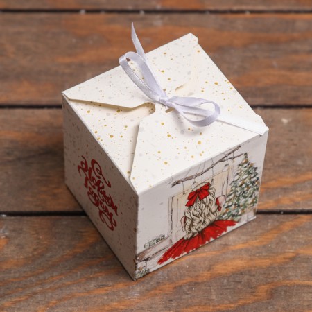 Folding box "Home comfort" 10 x 10 x 10 cm-1