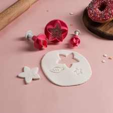 A set of plungers of confectionery shares “Flower. Leaf. Star 