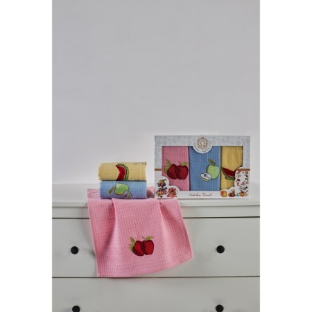 A set of wuffed napkins Diva Afrodita "Fruits", 240 gr, size 40x60 cm, 3 pcs-4