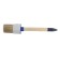 Round tundra, natural bristles, wooden handle, No. 14, 50 mm