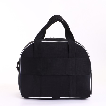 Small suitcase 20 ", a road bag with a zipper, black color-10