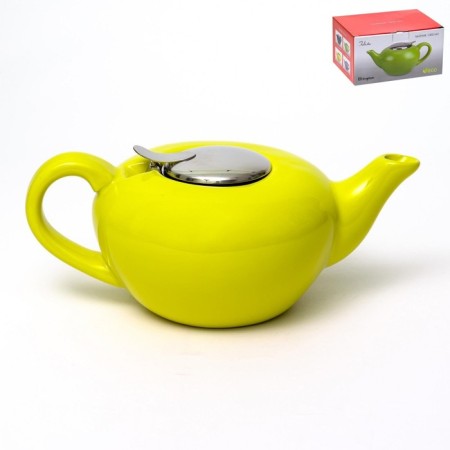 Elrington teapot “Felicita, glaze”, 1 l, lemon color