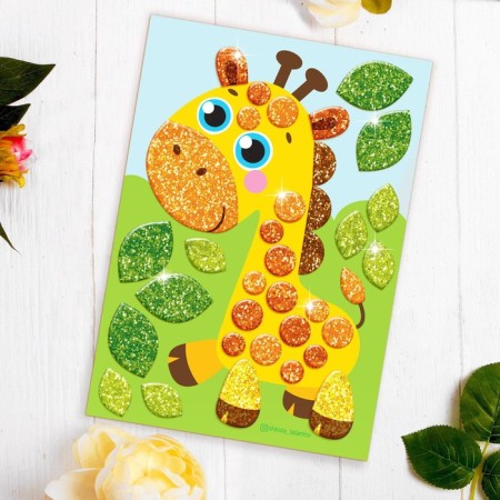 Sticky mosaic with uniform stickers "Giraffe"-3