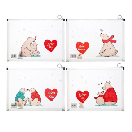 Lightning folder A4, 180 MKR format, with a drawing "Bears", mix
