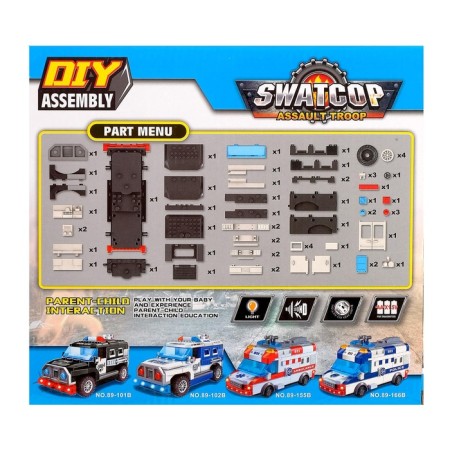 Block designer "Special Forces", light and sound effects, drives, 72 details-6
