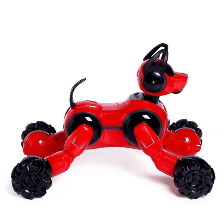 Robot dog Stunt, on the control panel, interactive: sound, light, on the battery, red-5