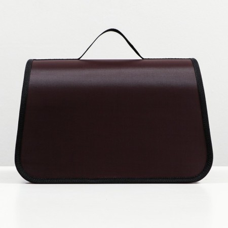 Bag-carrier for animals is hard without belt No. 2, 40x21x25 cm, nylon, brown-1