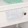 Basket suspension, 20 × 8 × 10 cm, white color
