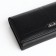 Women's wallet on a magnet, black color