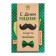 Postcard "Happy Birthday!" mustache, green background, 12 x 18 cm