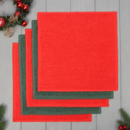 A set of terry towels Ethel "Love warms" 30x30 cm -5pcs, 100% HL, 340g/m2-1
