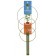 Support for plants, 3 rings, h = 60 cm, d = 22-18-8 cm, metal