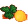 Set of carnival masks vegetables, blue tractor 6 pcs.