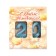 Candle in the cake Jubilee "line" (set 2 in 1), number 20, blue metallic, 6.5 cm
