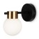 Wall lamp (sconces) Gatsby, 1xg9, brass color