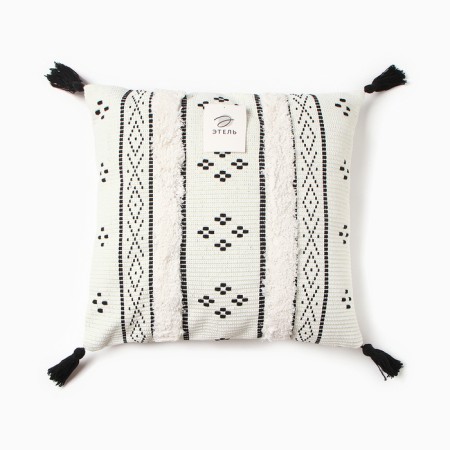 Pillowcase decorative Ethel Style 45x45 cm, cotton-3